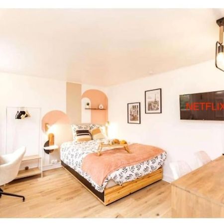 Charmant Studio Lumineux Calme Asnières Extérieur photo