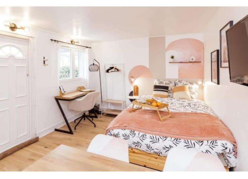 Charmant Studio Lumineux Calme Asnières Extérieur photo